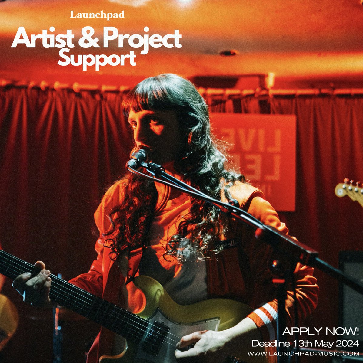 Applications are open for <a href="/_launchpadmusic/">Launchpad</a>'s Artist &amp; Project support🎤 

Offering opportunities &amp; support for emerging artists, musicians, producers and composers in Yorkshire. Including advice, recording support &amp; live opportunities!  

Apply before 13/5👉https:/bit.ly/lpartist