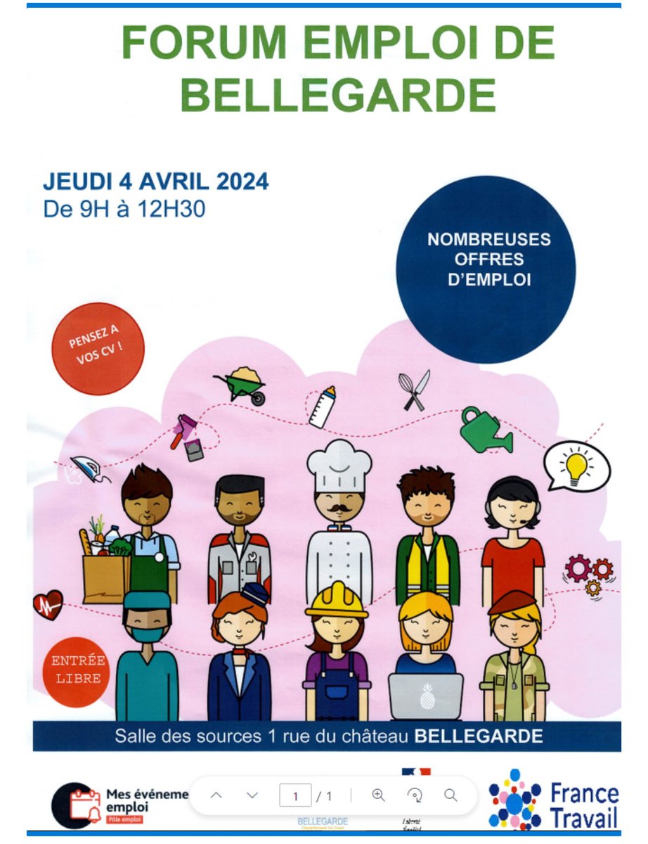C’était ce matin à #Bellegarde 
34 entreprises + 350 postes à pourvoir et la signature d’un parrainage avec #But 
🙏 aux équipes, entreprises et partenaires pour cette belle mobilisation 
⁦<a href="/CanovasLaurence/">CANOVAS LAURENCE</a>⁩ ⁦<a href="/GaillardGilles2/">Gaillard Gilles</a>⁩ ⁦<a href="/Helene_Ginoux/">Hélène Ginoux</a>⁩