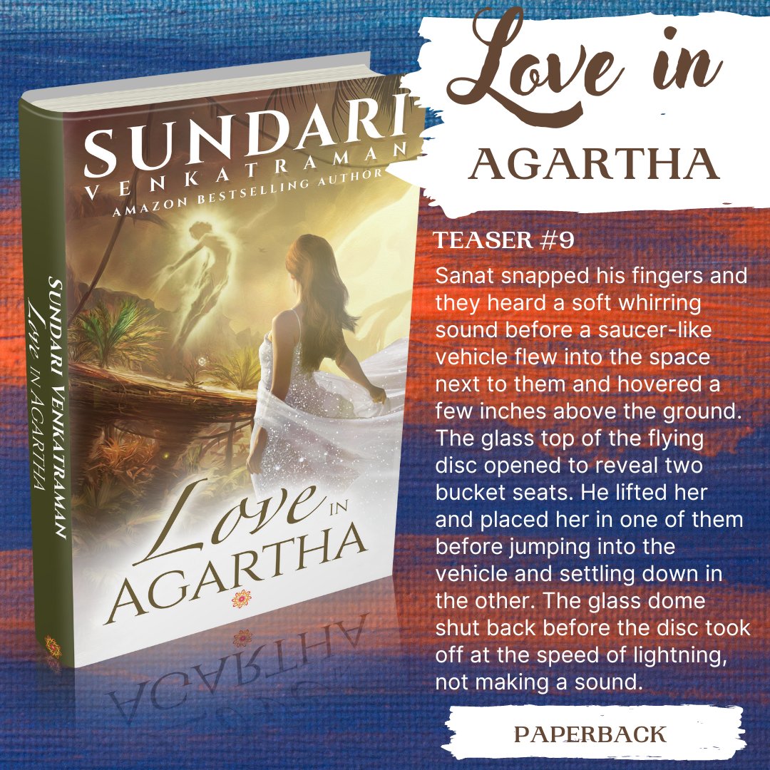 LOVE IN AGARTHA #LoveinAgartha #Paperback #romanticfantasy #fantasy #romancebooks #romancenovels #Bestseller #SundariVenkatraman #KindleUnlimited A ROMANTIC FANTASY… OF FALLING IN LOVE… LOSING IT AND FINDING IT AGAIN… IN ANOTHER REALM… amazon.in/dp/B09V2VDB8V