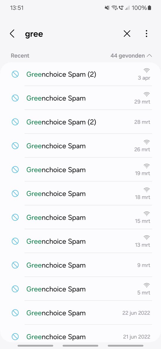 Hi @Greenchoice , hoe lang gaan jullie nog door met bellen vanaf 010-3180940?  Ik ben geen klant, en word het ook niet. Al 44 keer... gelukkig blokkeert mijn telefoon het automatisch... #spam