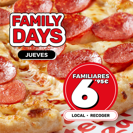 En Abril, telepizzas familiares mil, con tu oferta Family Days.

Era así el refrán, no?
