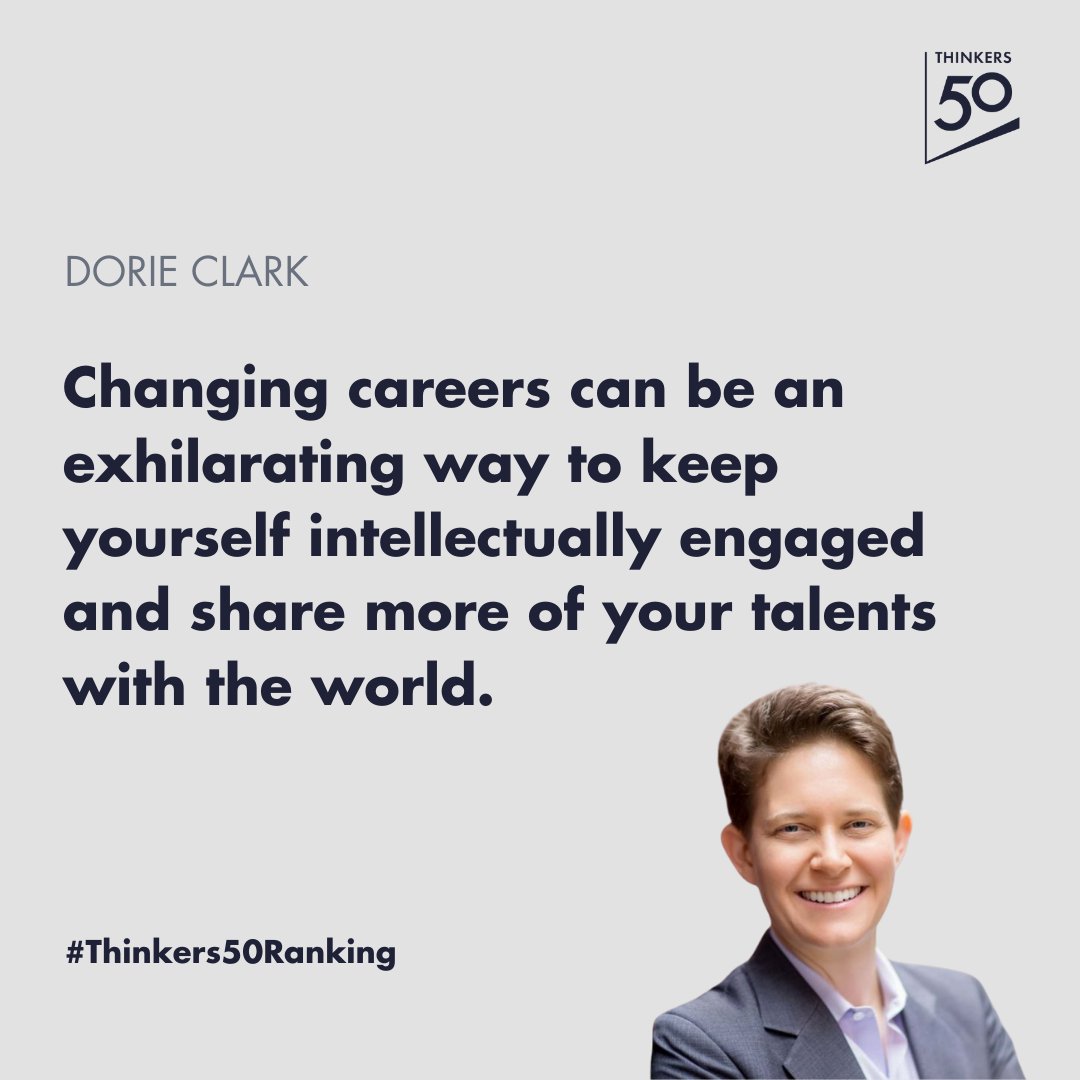 What four questions should you ask yourself before changing careers? Find out by reading #Thinkers50 Ranked @DorieClark’s latest @HarvardBiz piece: hbr.org/2024/02/4-ques… #Thinkers50Ranking