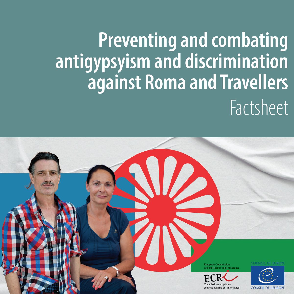 📢On #InternationalRomaDay, let's reaffirm our commitment to ending #antigypsyism & discrimination against Roma and Travellers. Check out key recommendations on combating these scourges in #ECRI GPR13 and the factsheet.📘➡️ bit.ly/4ai0Lwv & bit.ly/3VJJB6e