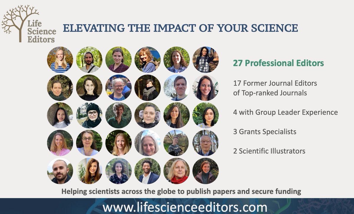 Life Science Editors supports the communication needs of hundreds of scientists around the world. Due to our recent growth, we have a greater capacity to help more scientists. Consider reaching out if you think we can help you. #AcademicSupport