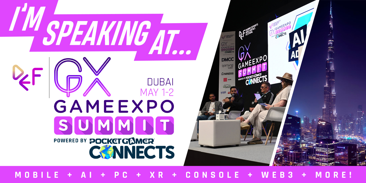 Hello friends!! I will be speaking in Dubai <a href="/PGConnects/">Pocket Gamer Connects</a> next 1-2 of May. If somebody is going please let me know :))  <a href="/pgbiz/">PocketGamer.biz</a> 

#DubaiGES #videogames #UnrealEngine5 #Publishers #investment