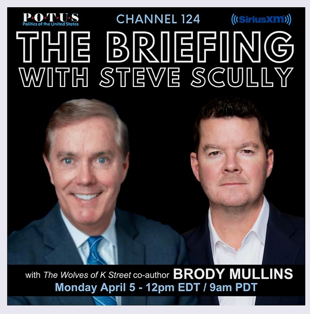 Tune in Monday 12pm EDT! I'm joining @SteveScully on @siriusxmpotus channel 124 @SIRIUSXM to discuss @lmullinsdc's and my book, 'The Wolves of K Street'. 📖 a.co/d/dBta5Jz