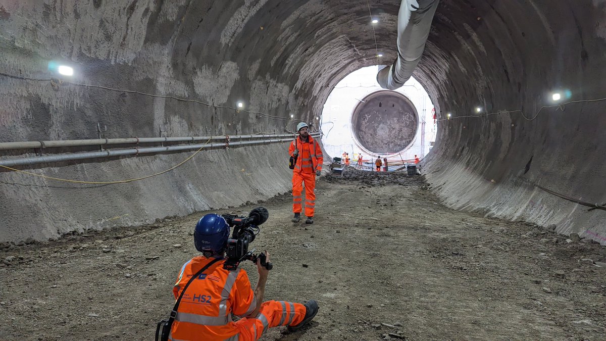 We're being featured on 'The Underground Map of Britain' by @channel5_tv. Going live tomorrow at 8pm the episode takes an entertaining ride through London's tube network, revealing its deep history and explores our tunnelling operations at the Victoria Road crossover box site.