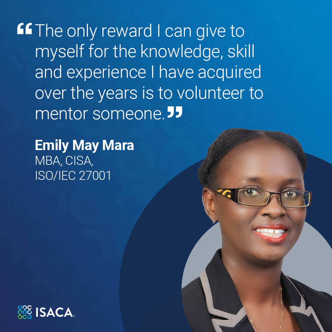 ISACANews's tweet image. Emily, your work to support and lead others is admirable! Thank you for supporting the future of the profession and ISACA as a chapter leader, CommunITy Day team lead, social media advocate and supporter of #SheLeadsTech. #ThankYouThursday