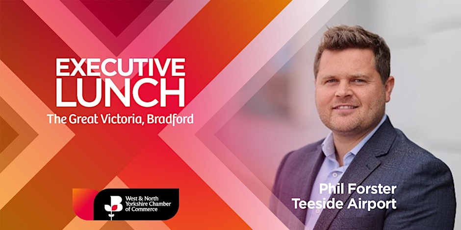 Phil Forster from @TeesAirport is our guest speaker at the upcoming #ExecutiveLunch.🛫 Set to be held at the @GreatVictoria_ next month, Executive & Patron members are invited to come along. 🗓️Wed, 8 May 2024 12:00 - 14:00 BST Book your place here: eventbrite.co.uk/e/executive-lu…