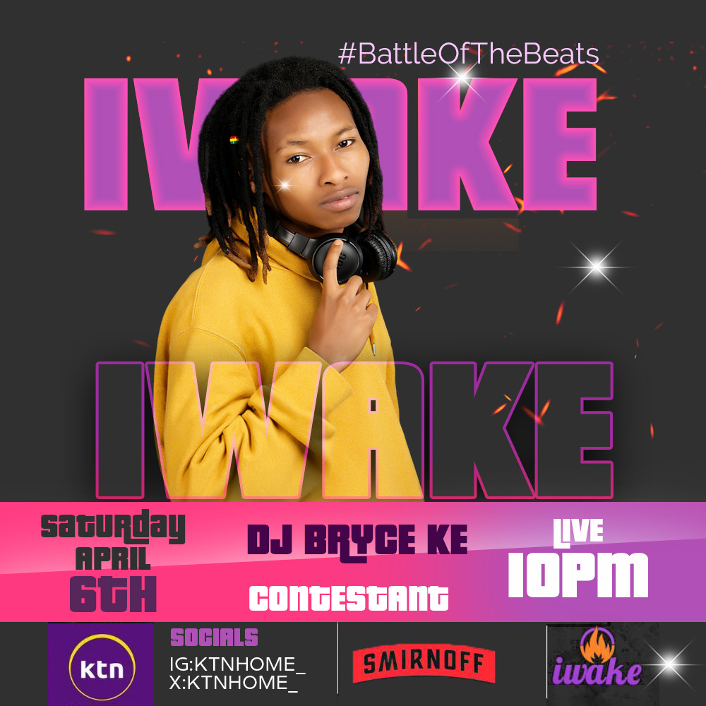 The Smirnoff Battle of the Beats heats up as DJs battle it out for supremacy! 🎶 Don't miss the electrifying showdown on #Iwake this Saturday from 10PM on KTN Home 🥳🥳🔥🔥 @djblackspin @DEEJAYBRYCE1 @dj_abujuu @DJMIMS254 @geejoethedeejay @Misskj254 👏👏 Host: @Joedebestt…