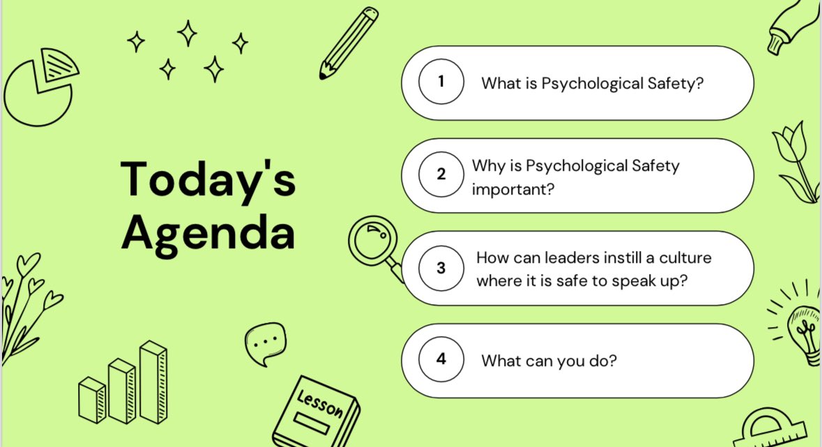 No sure how I managed to cram the big topic of Psychological Safety into 30mins but hopefully it gave some food for thought. Thanks for having me @LNWH_NHS @anu_obaro @taconnage @Pippanightinga4