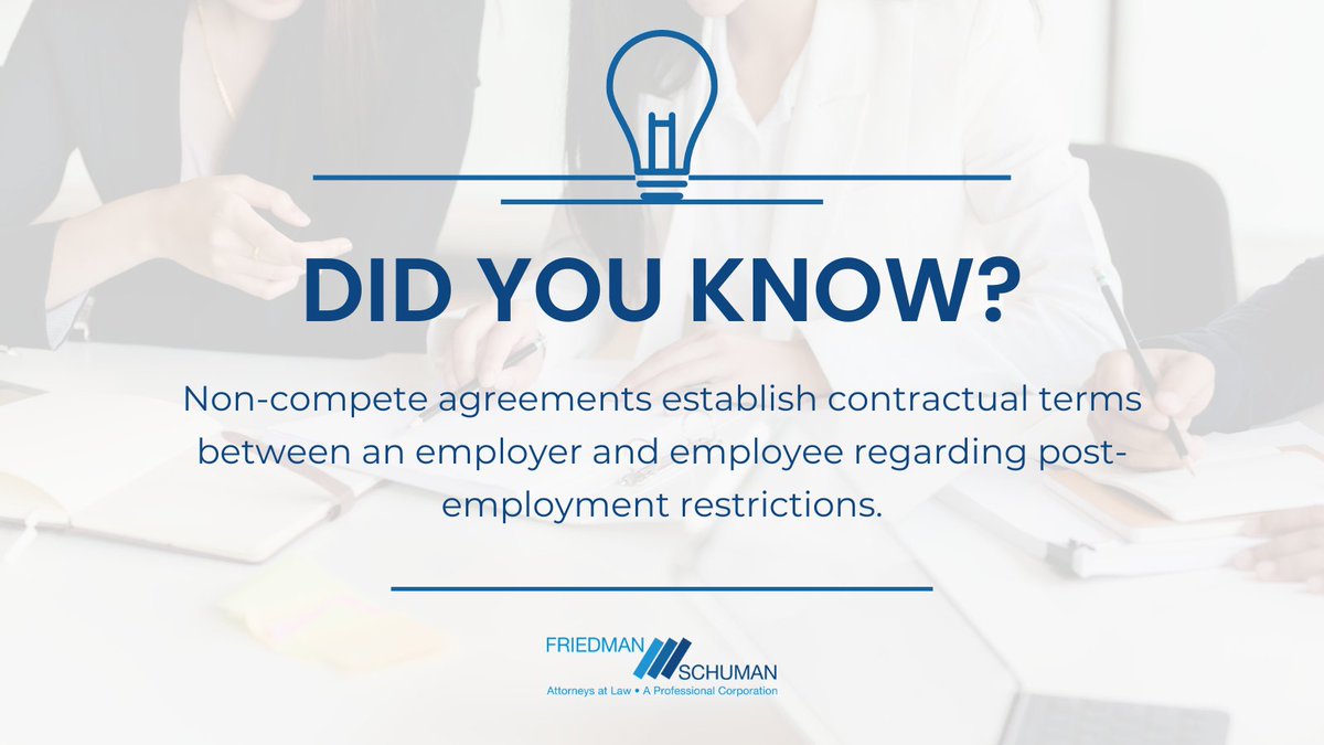 Did you know this about #noncompeteagreements? 📝 If you are asked to sign a #noncompete agreement, it's important to have an #attorney review the document with you to ensure that the #termsandconditions listed are in your best interest. Learn more: bit.ly/43FPxPL