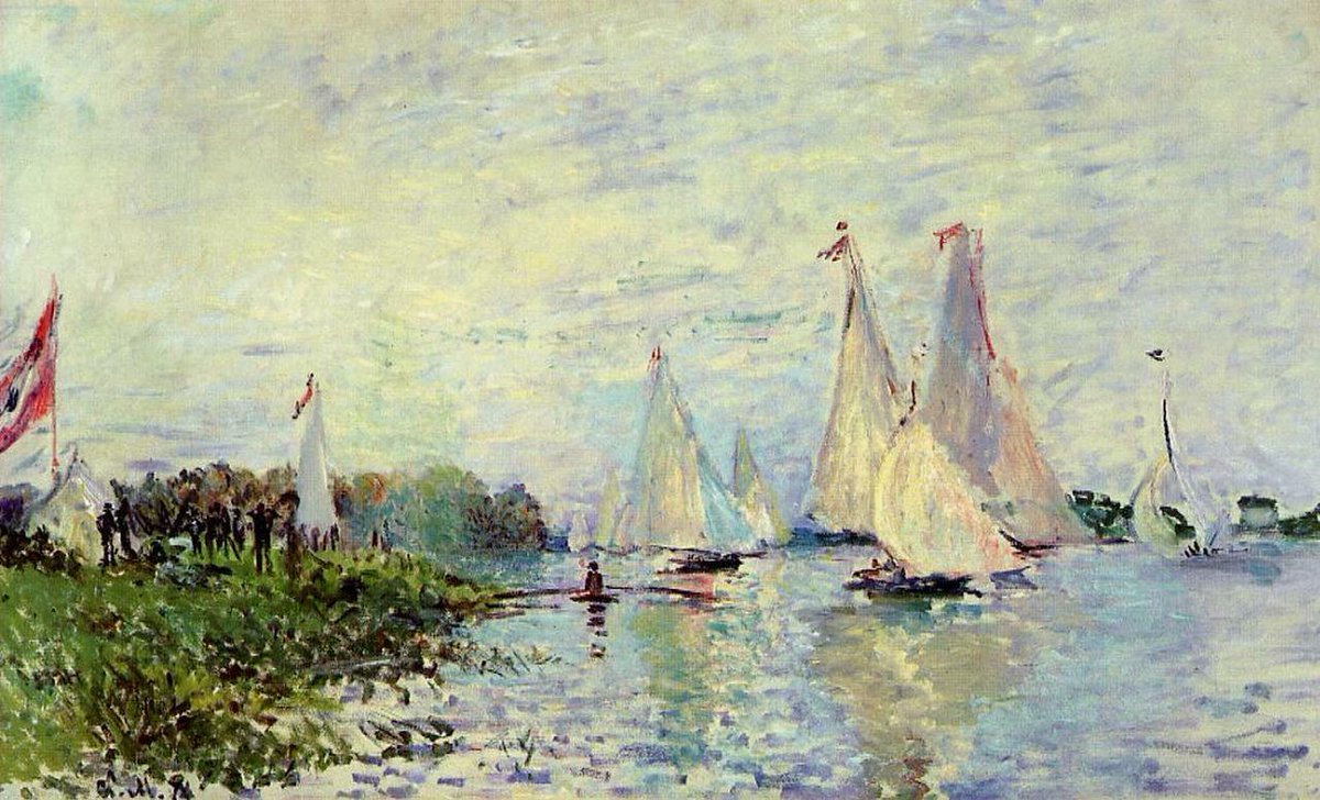 Regatta at Argenteuil, 1874
Get more Monet 🍒 linktr.ee/monet_artbot