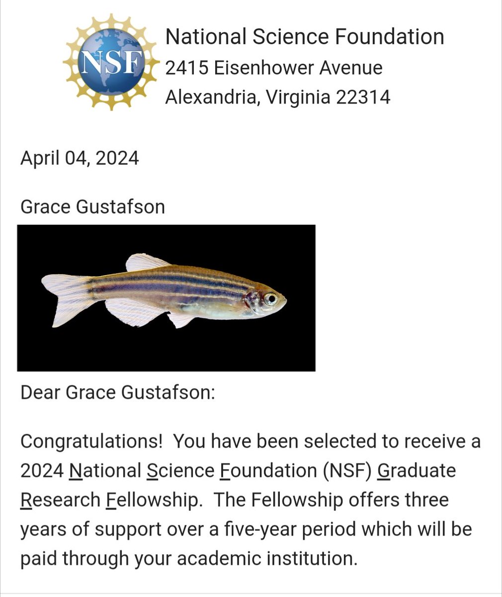 its REAL im an #nsf grfp fellow!!