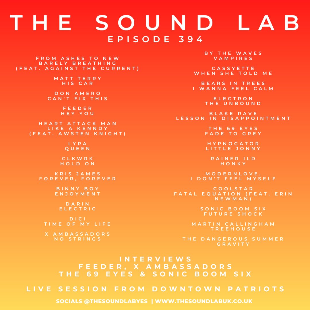 Check out <a href="/donamero/">brucerobinoliver</a>'s 'Can't Fix This' on <a href="/TheSoundLabYES/">The Sound Lab</a>!