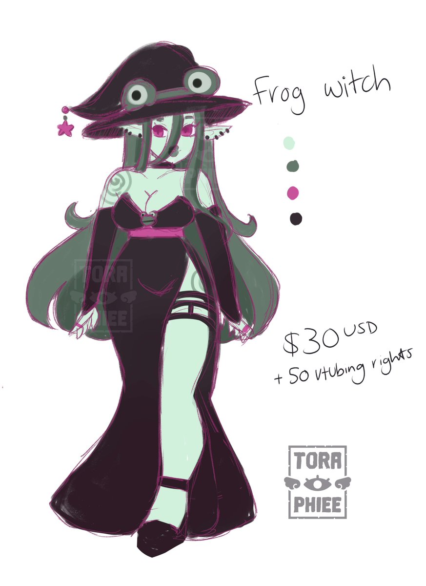 📢NEW ADOPTS DROPPED

🐮Sleepy cow girl: Open
🐸frog witch: Claimed
🔗ko-fi.com/toraphiee/shop