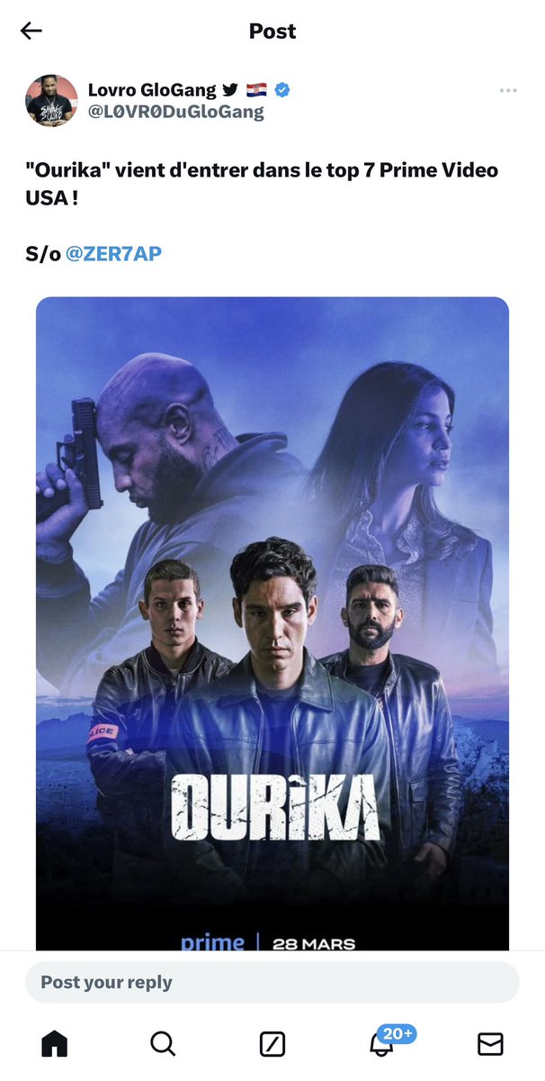 JLBooba (@booba) on Twitter photo Top 7 USA top 3 Mondial le triomphe d'Ourika le travail d'une équipe en or 🔥 #ourika <a href="/PrimeVideoFR/">Prime Video France</a> 🏴☠️ Top 7 USA top 3 Mondial le triomphe d'Ourika le travail d'une équipe en or 🔥 #ourika <a href="/PrimeVideoFR/">Prime Video France</a> 🏴☠️