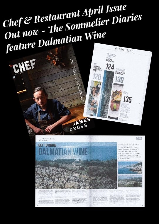 Learn more about the Dalmatian wine region in the April issue of Chef & Restaurant - out now! #dalmatianwine