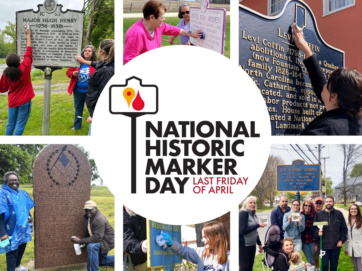 If you enjoy history and community service, then #NationalHistoricMarkerDay is for you! On Friday, April 26, join volunteers across the U.S. as we help to beautify our communities by cleaning #historicalmarkers. Learn more and sign up to volunteer: tinyurl.com/yzzybznk