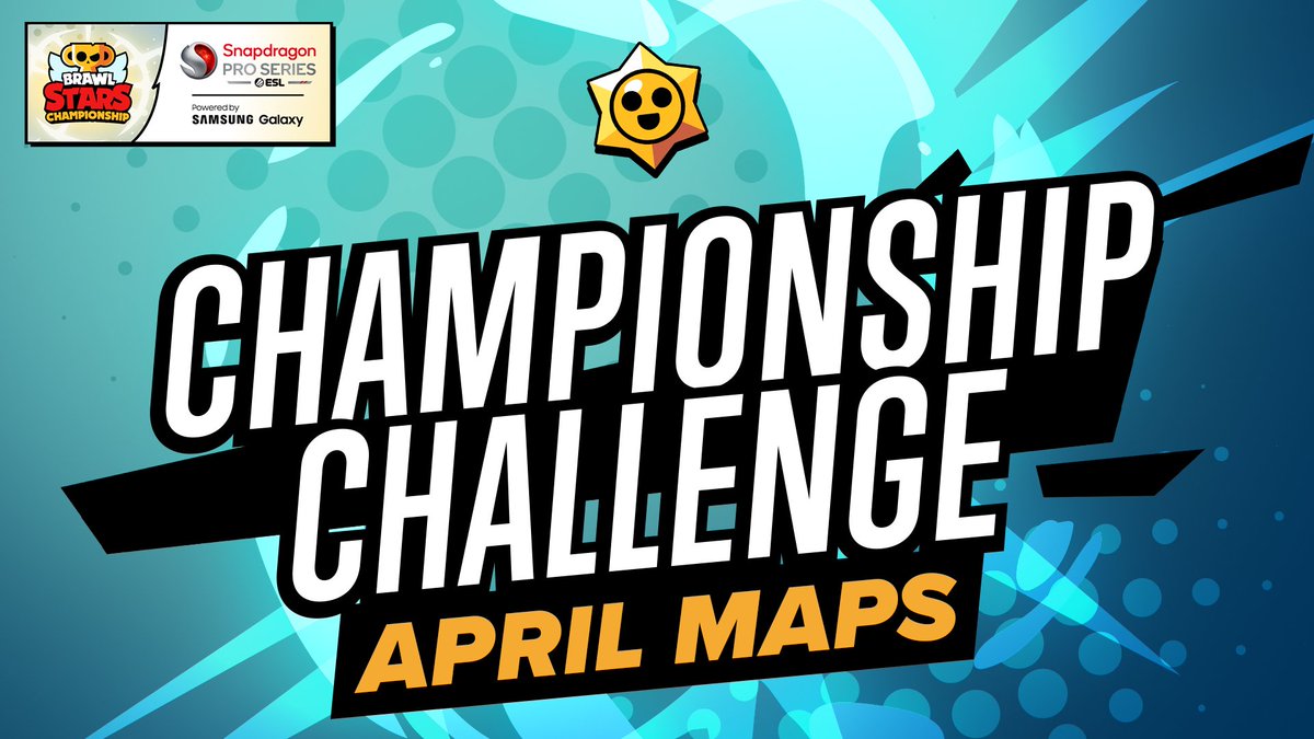 April Championship Challenge starts TOMORROW?! 🤯 Here is what to expect 👇 ⭐️ Bounty: Hideout ⚽️ Brawl Ball: Goalkeeper's Dream 💎 Gem Grab: Rustic Arcade 🏦 Heist: Safe Zone 😵 Knockout: Belle's Rock #BSCxSPS24