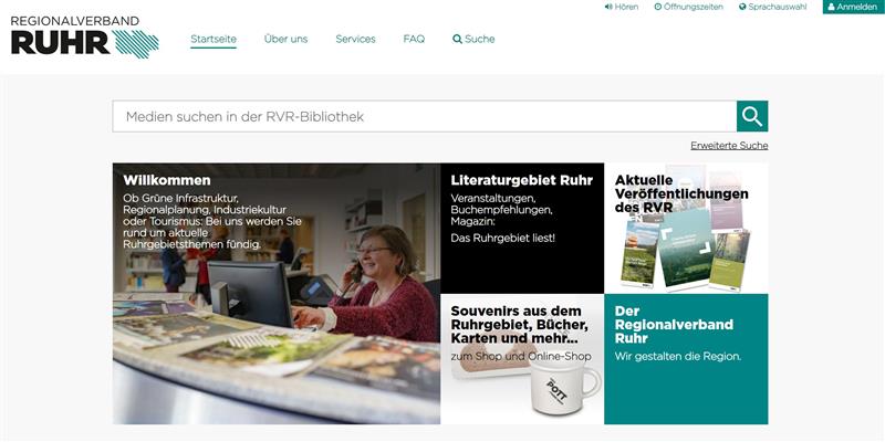 Neue Optik, bessere Online-Suche, mehr Service: Die Bibliothek vom #RVR in @Essen_Ruhr ist noch kundenfreundlicher geworden. Alle Informationen und Services auf einen Blick, von aktuellen Aktionen wie der Saatgutbibliothek über Medienempfehlungen, unter bibliothek.rvr.ruhr