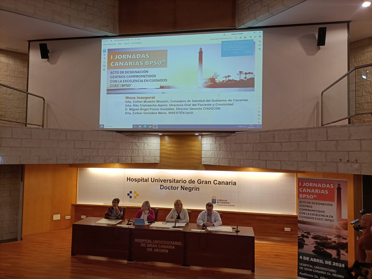 BpsoGAPGC's tweet photo. Hoy asistimos al acto de designación de CCEC/BPSO. Enhorabuena a los centros designados CHUGCDN y GAPTF! Gran trabajo compañeros! 👏👏 @BpsoCanarias @BpsoGAPGC #BpsoGAPGC https://t.co/SNAKSAZEpE