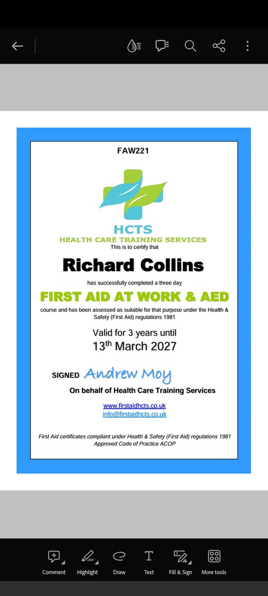 chemcoupling's tweet photo. Now if someone shouts 'is anyone a doctor ' I can say yes AND help....
#firstaid #firstaidatwork #notadoctor #butamadoctor https://t.co/ey67rSLZPd