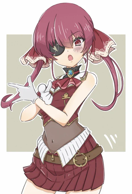 #最近フォローした人は知らない過去絵を晒すおしおきされたい感は否めない 