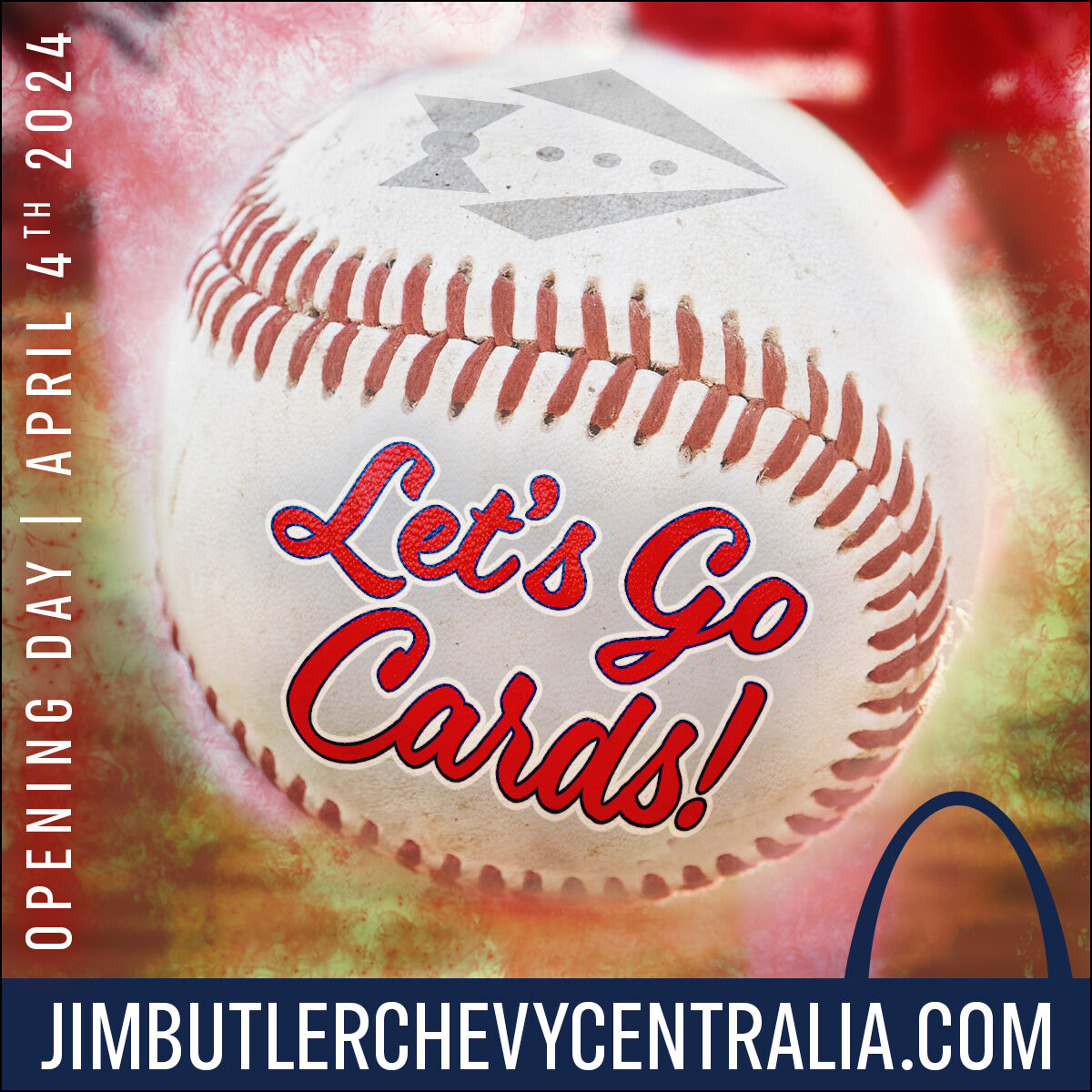 JBCentralia's tweet photo. ⚾ Happy Home Opener St. Louis! All of us at Jim Butler Chevy Centralia wish you a wonderful Opening Day and Go Cards! #JimButler #STL https://t.co/n0CaXkCX3D