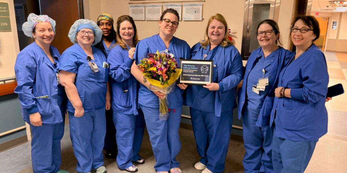 Congrats to our 1st quarter 2024 'We Rise by Lifting Others' winners: Justin Johnson, Security Officer; Sharon Abele, RN; Nicolette Laskowski, RN; and Staci Baroni, Lead Medical Assistant. They've gone above and beyond to improve the lives of our patients and community.