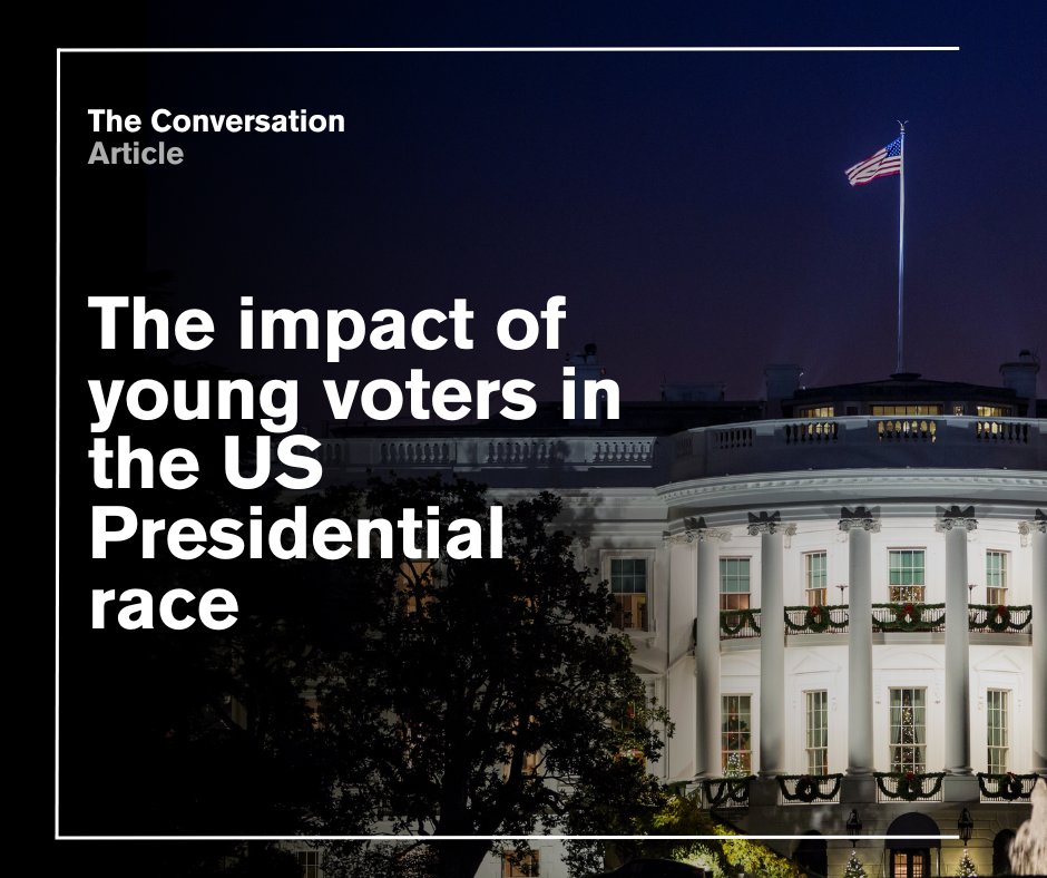 US Presidential candidates have often needed both young and old voters to secure the presidency. But, as Professor Paul Whiteley of @uniessexgovt discusses, it is younger voters that could hold the key to a victory in 2024. brnw.ch/21wIvao @ConversationUK