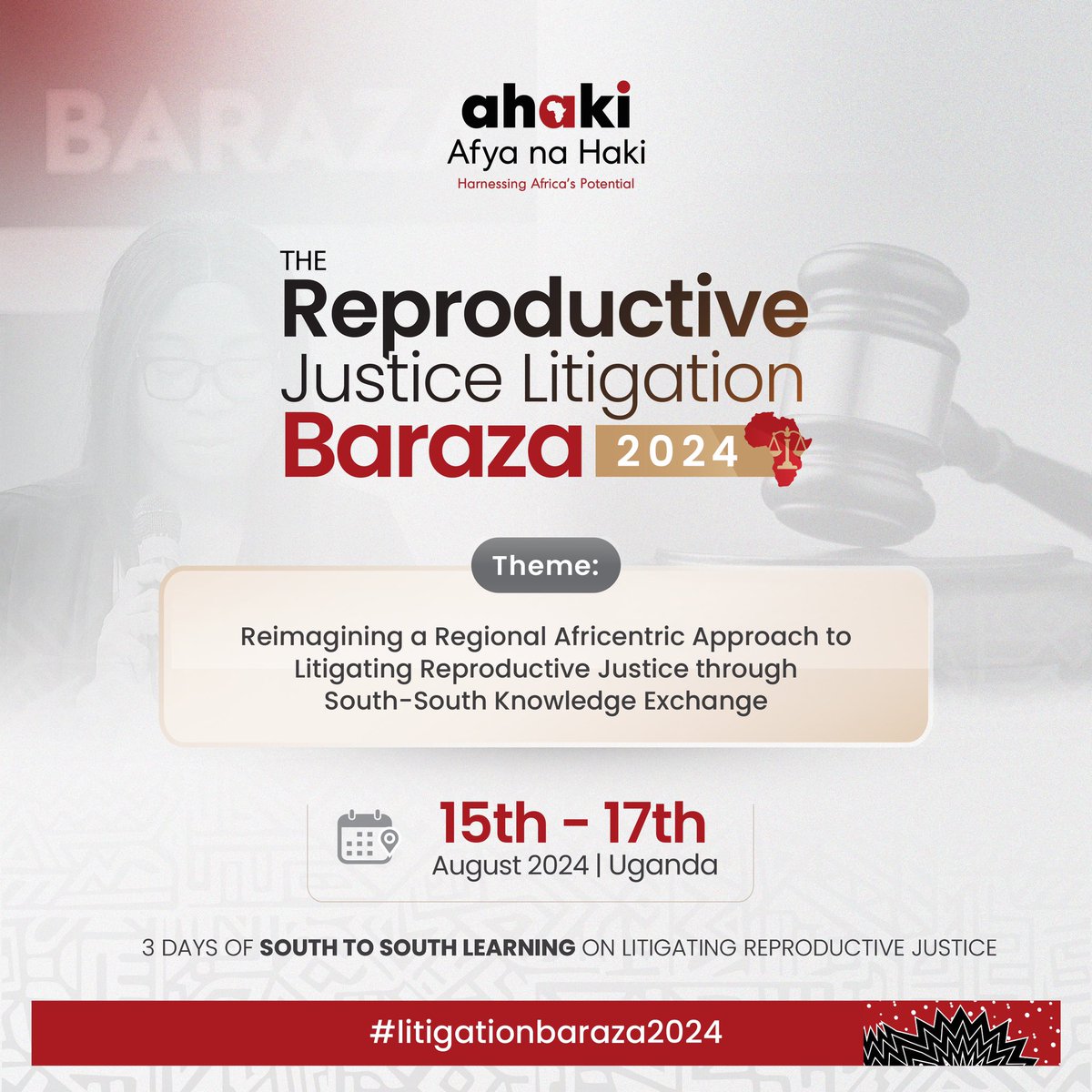 Africa's only Reproductive Justice Litigation Baraza is back! This annual event, hosted by @afyanahakiug and partners, is a strategic space where a diverse group of reproductive justice litigation experts from across the continent meet to sharpen their litigation knowledge and…