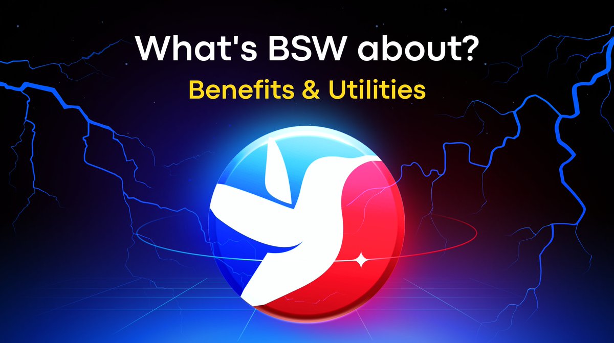 🤩 Discover #BSW Utilities: biswap.org/bsw_token 💎Trade BSW with a 0.2% fee 💎Access Real Yield Pool via BSW Investment Pool 💎Earn BSW via Farms & Classic Pool 💎Magnify BSW via Multi-type Referral Program 💎Benefit from BSW Integration across platforms