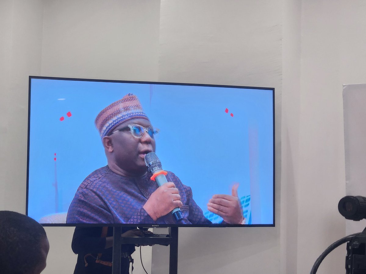 GamboSaadat's tweet photo. Happening now: Dr. Salisu Dahiru, DG National Council on Climate Change at a panel discussion on the Public Sector Engagement: Addressing Challenges in Facilitating the Energy Transition Plan (ETP) in  Nigeria. At the Stakeholders Engagement on ETP  @NCCCNigeria @DrSalisuDahiru https://t.co/4bC4xf5j5F