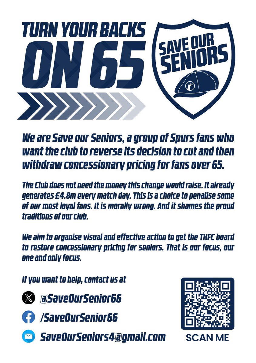 If there was any doubt in your mind that the cutting of senior concessions was, as the Club claims, for ‘sustainability reasons’, take a look at the whopping £5.5m paid in bonuses to just 3 board members. This is a choice. 💥 WE GO AGAIN. 💪 TURN YOUR BACKS ON 65 v FOREST 👇