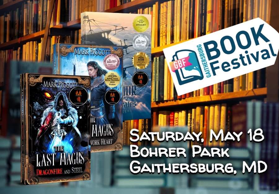 I am happy to announce I will be participating in the @GburgBookFest on Saturday, May 22, from 10am - 6pm in Bohrer Park, Gaithersburg, MD. The event is FREE and open to the public! The Gaithersburg Book Festival is a celebration of the written word and its power to enrich the