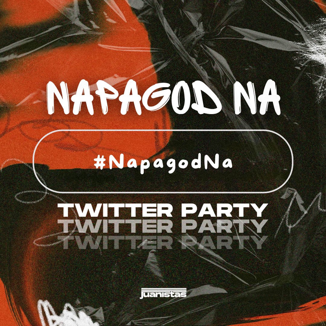 Wala munang mapapagod dahil sabay sabay natin abangan ang new song ng The Juans mamaya! ‘Napagod Na’ will be out at midnight! See you later Juanistas for another Twitter Party at 11PM. @TheJuans_BAND #NapagodNa