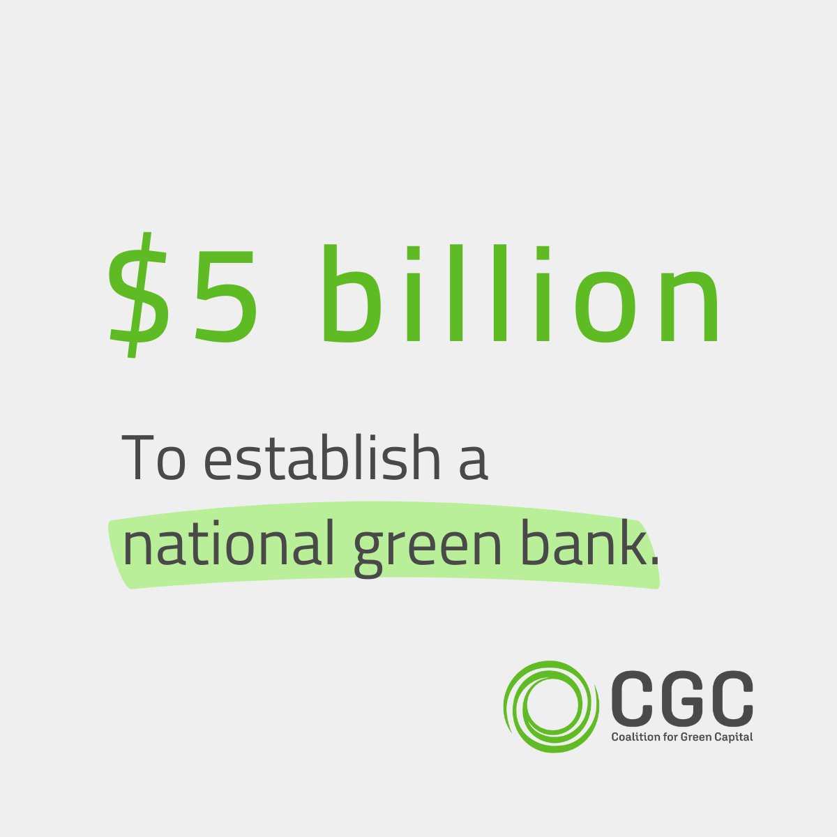 🚨It's *Finally* Happening🚨

The <a href="/EPA/">U.S. EPA</a> selects Coalition for Green Capital for an Award of $5 Billion to Establish the US's first #NationalGreenBank to unlock the full potential of public-private investing.💰

READ MORE ➡️ bit.ly/3J2PkN0