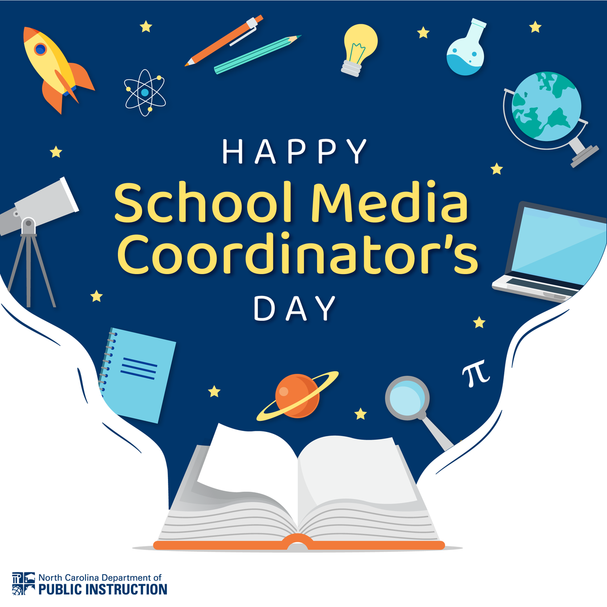 Today, let's give a shoutout to our amazing School Media Coordinators as part of School Library Month! These amazing school staff members bring joy and knowledge through books and resources, and are critical to student achievement. 📚🏫