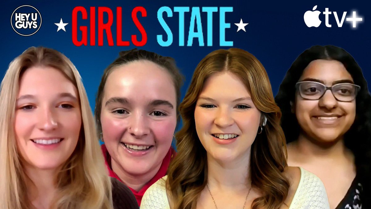 What would an American Democracy look like in the hands of teenage girls? Had pleasure of interviewing Emily Worthmore, Cece Bartin, Faith Glasgow and Nisha Murali, who participated in the program and the doc. GIRLS STATE drops 5th April. 🎤via heyuguys.com