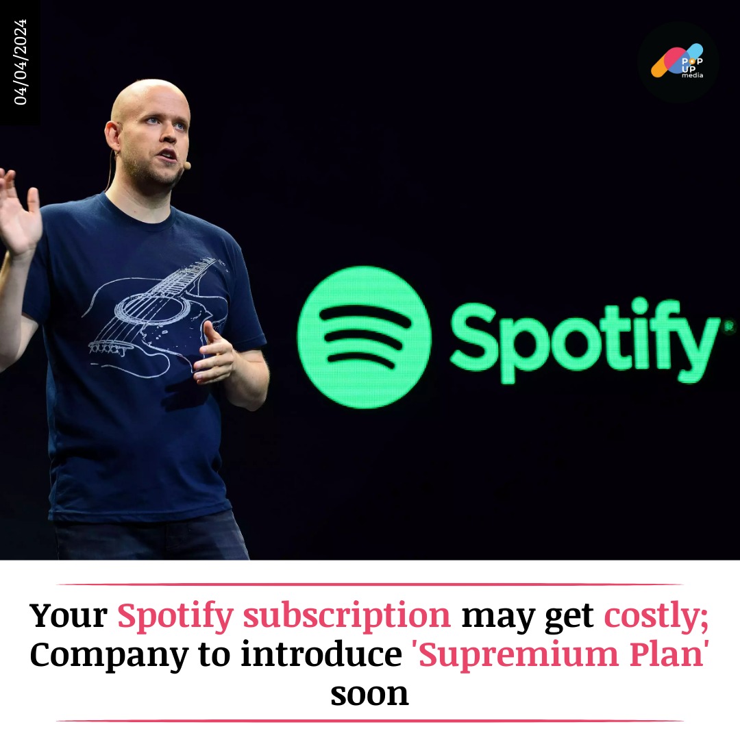 PopUpMediaIndia's tweet photo. The new hikes, set at $1/month for individuals and $2/month for duos and families, will affect markets including the UK, Australia and Pakistan.
.
#viralnews
.
#popupnews #trendingnews #Spotify #Music #Books #supremiumnews #uk #australia https://t.co/WMDDB26TuD