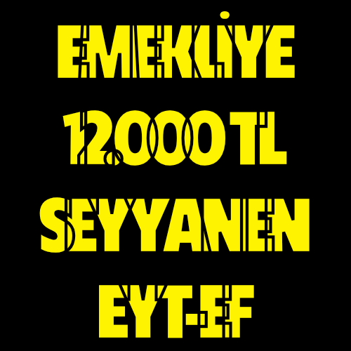 Her geçen gün enflasyon karşısında alım gücü azalan emekli maaşlarına seyyanen 12binTL zam kaçınılmazdır.

#Emekli12BinSeyyanendeKararlı

#EYTli5000KısmiPesEtmiyor

@RTErdogan @isikhanvedat