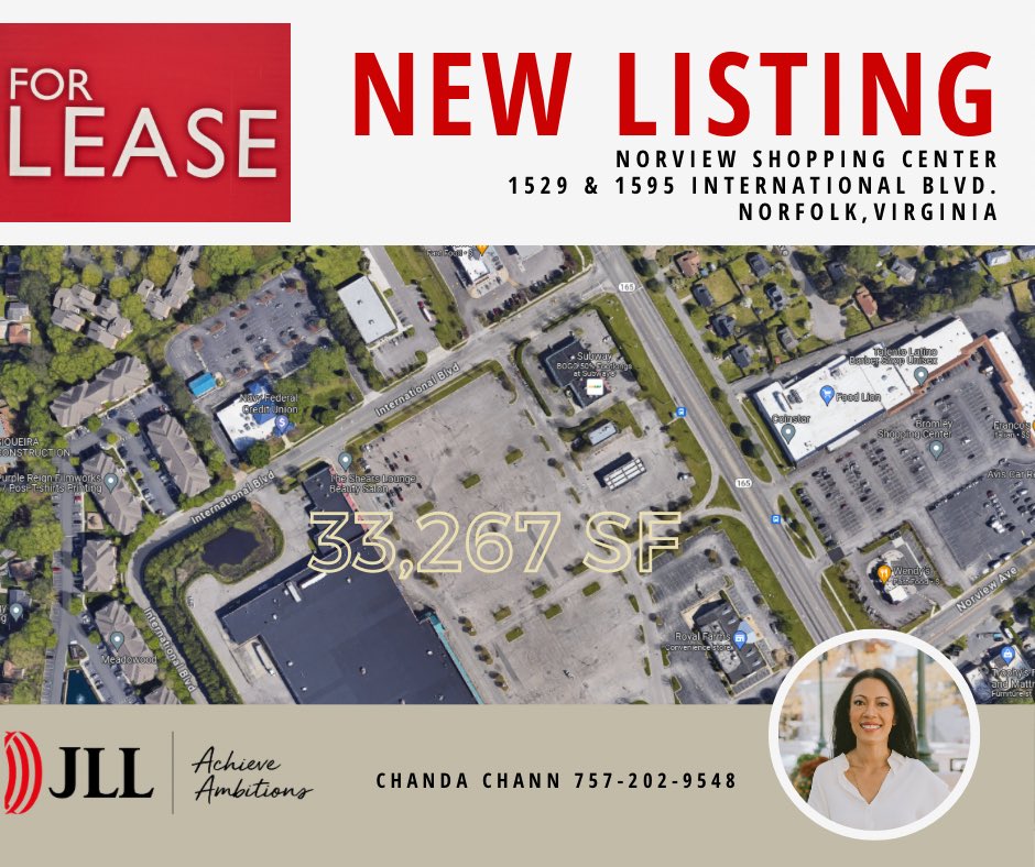 chandachann's tweet photo. @followers Easy access from I64 and proximity to Norfolk International Airport.  Rent and rent concessions vary dependent on credit and terms. Available immediately 2,000 SF and 5,000 SF.  Call to schedule a tour!
#commercialrealestate #leasing #retail #Brokerage https://t.co/NHEeXuOTgN