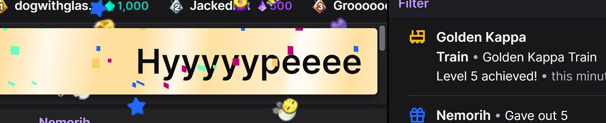 what the heck is a golden kappa hype train? why is twitch streaming so confusing?!?