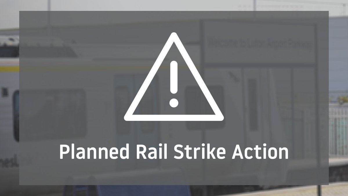 ℹ️ There is planned strike action on rail services this weekend, including Friday 5 and Monday 8 April. If you're due to travel to/from the airport, please check your journey beforehand. Find more information here 👉 orlo.uk/xFMTR