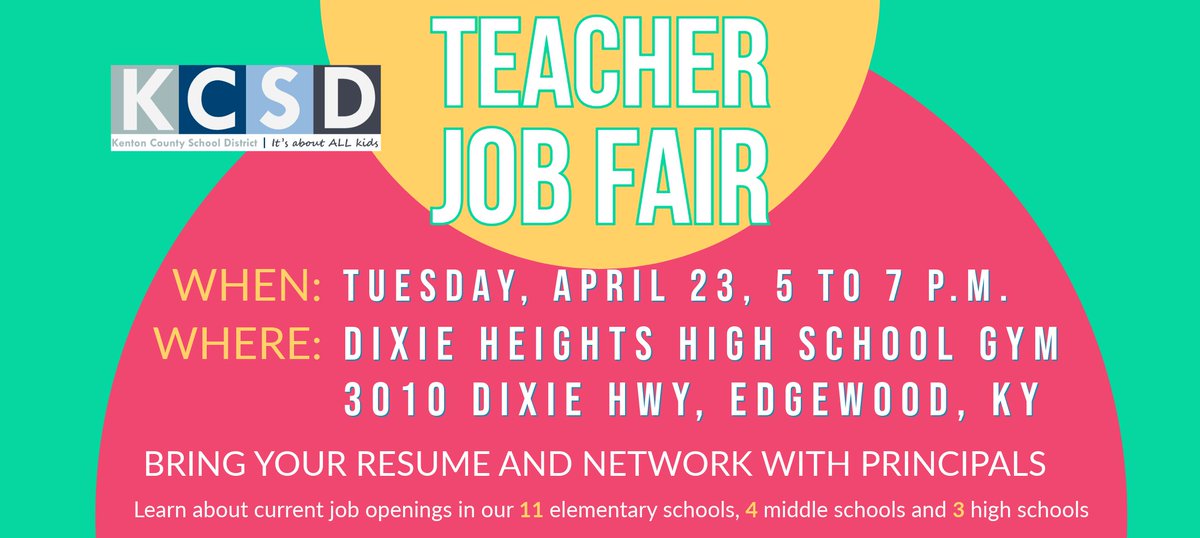 Check out the April edition of the KCSD Connection! kenton.kyschools.us/fs/comms-manag… Don't forget our Teacher Job Fair is April 23 from 5 to 7 p.m. at Dixie Heights!