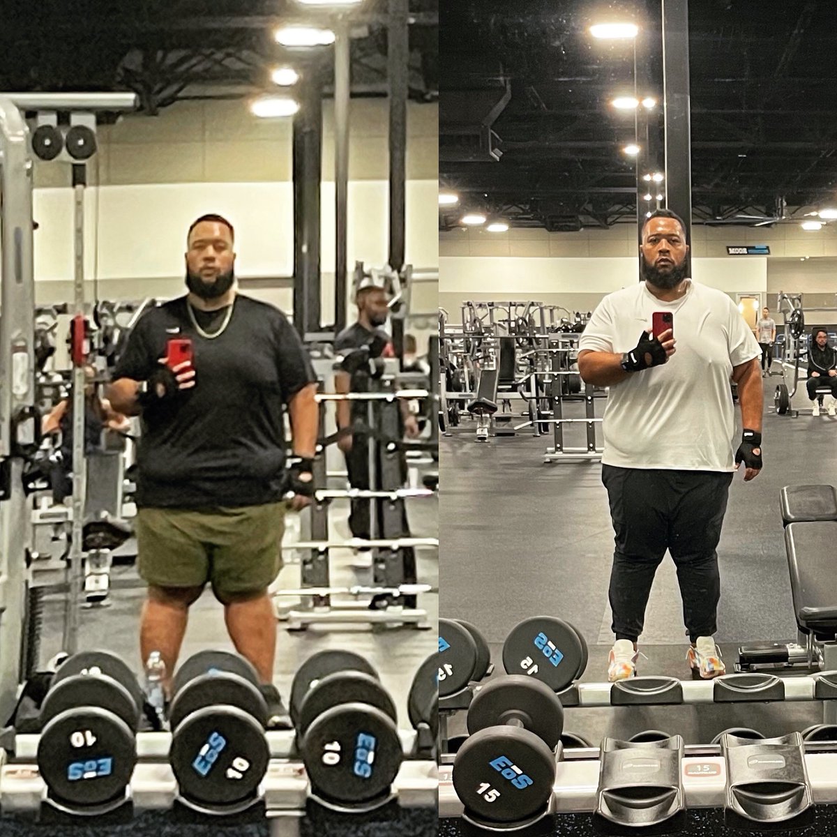 WILL_I_AM_O36's tweet image. Another month in the books. I don’t see much of an adjust over the last 30 days but the grind shall continue 💪🏾 #nike #nobull #oldschoollabs #1stphorm #weightloss #weightlossjourney #motivation #gymmotıvatıon #workoutmotivation #2024motivation