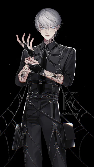 白髪の美青年を描く仕事が欲しい!!!!!!!!!#欲望はぜんぶ口に出したほうが仕事につながる 