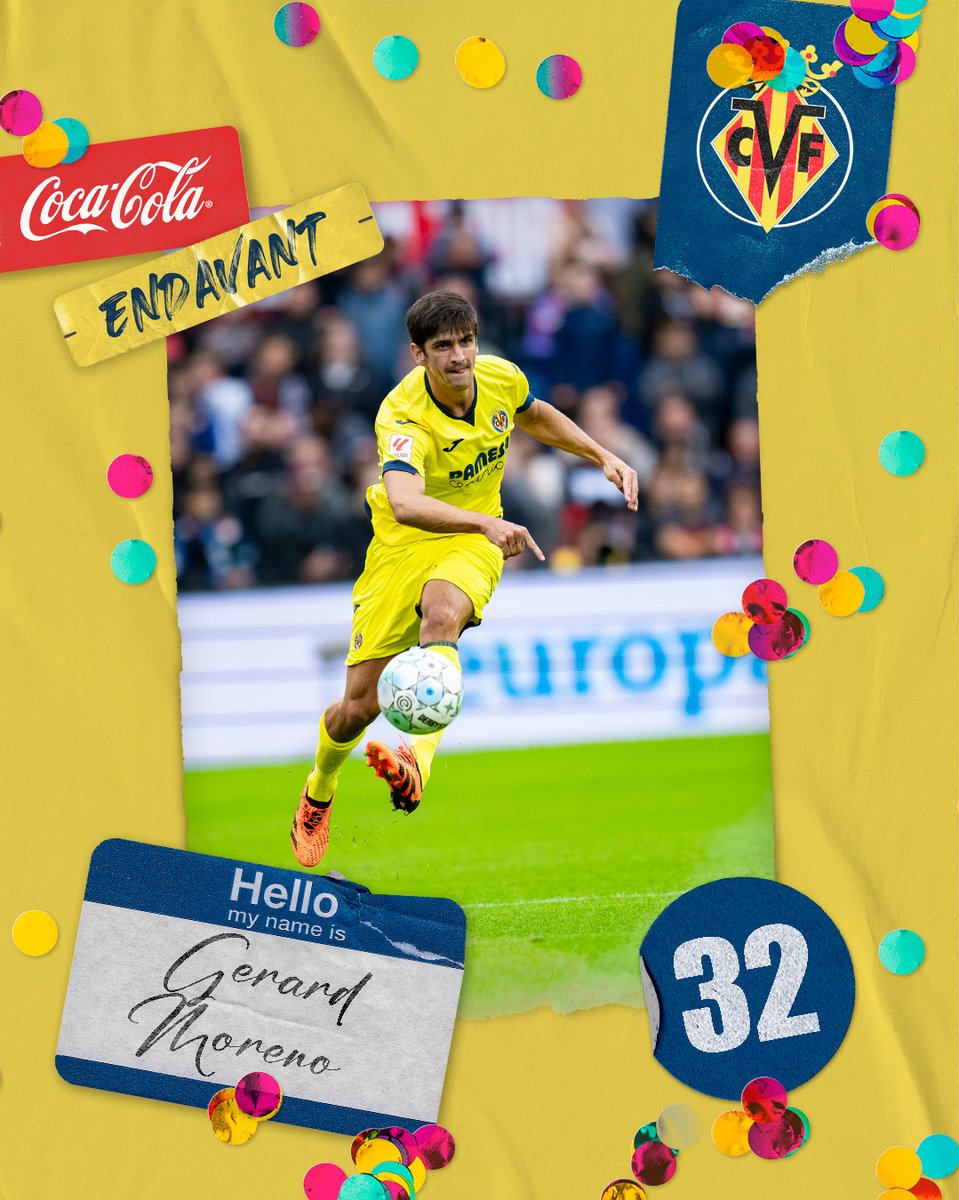 Happy birthday to @GerardMoreno9 💛! Our top scorer of all time turns 3️⃣2️⃣ today 🎉!