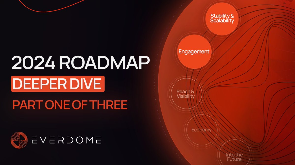 Get more detail on Everdome's 2024 Roadmap💡 Dive deeper into our goals for this year & beyond with this 1st in series of 3 posts - explaining our new methodology based on 5 key OKRs.💪 Dig in 👉everdome.io/news/our-2024-… #ImagineTheMetaverseDifferently